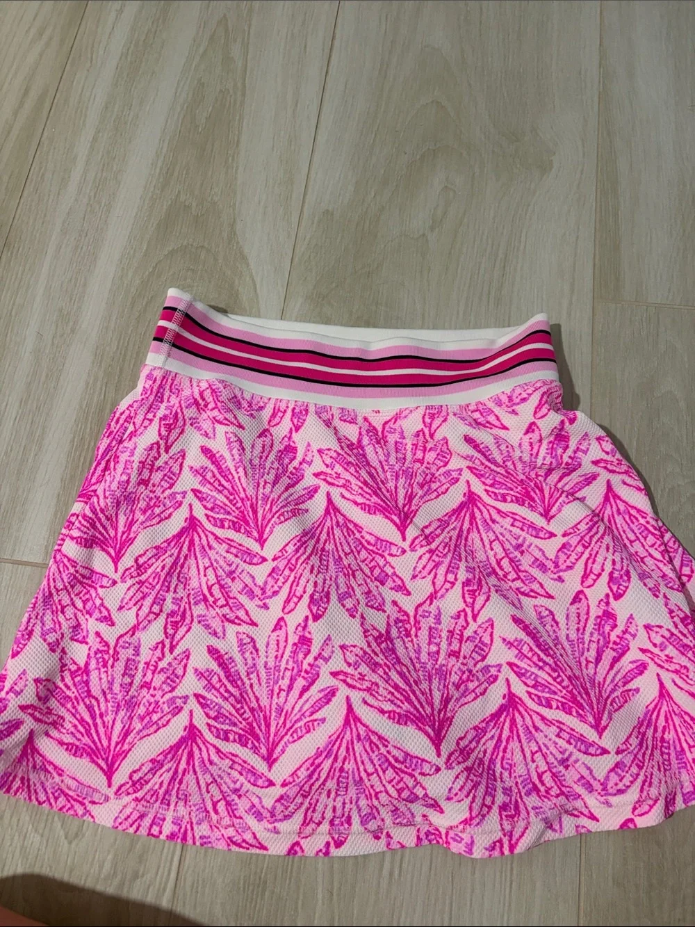 Lilly Pulitzer Neon Pink Printed Midi Skirt